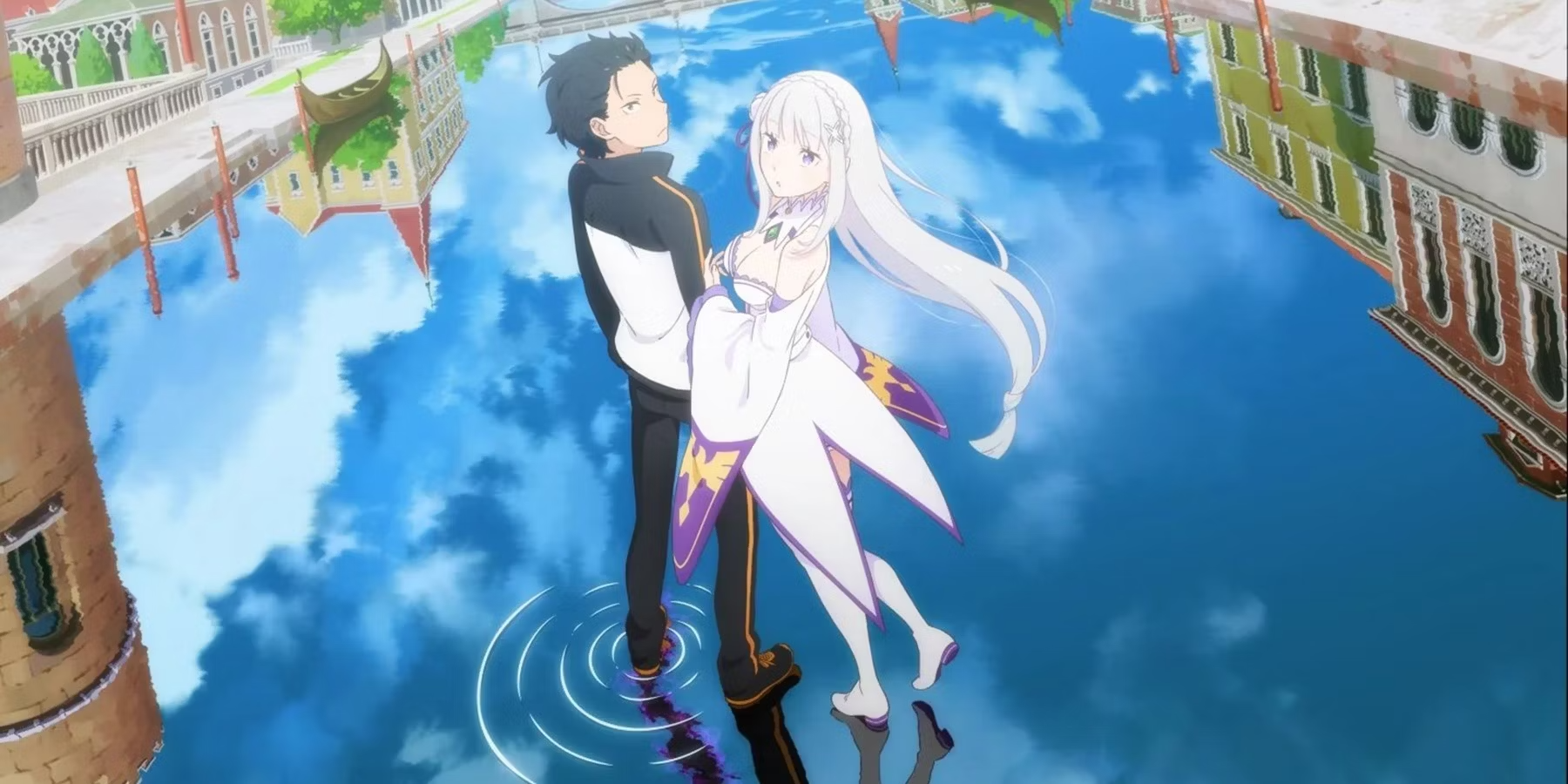 Imagem do banner da Quarta temporada de Re:Zero kara Hajimeru Isekai Seikatsu