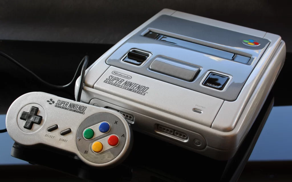 Foto de um Super Famicom