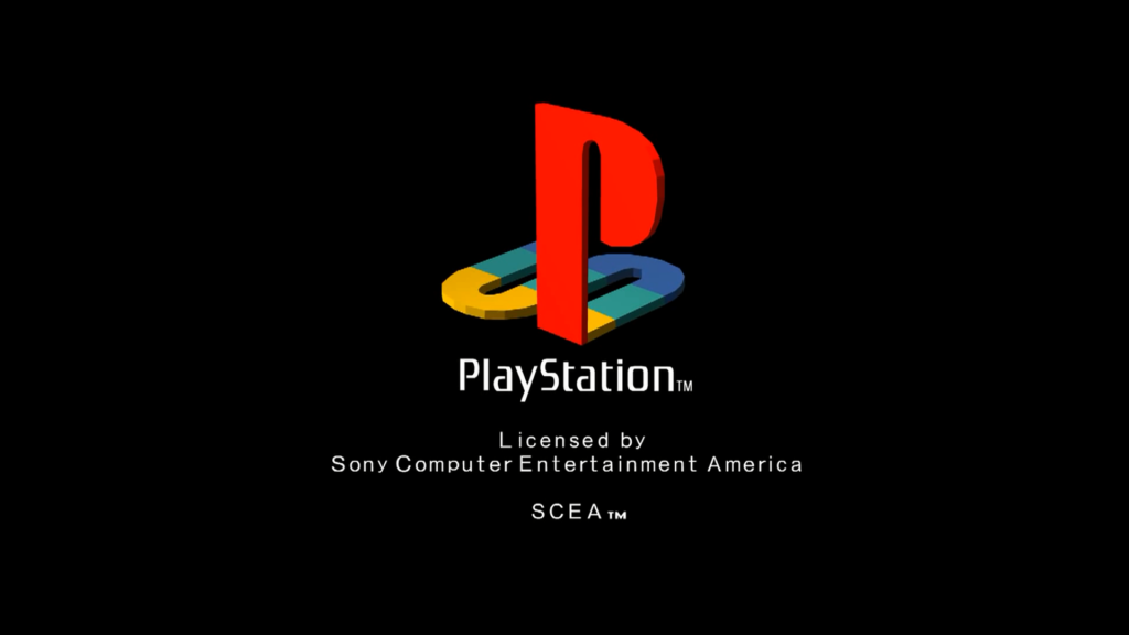 Imagem com a logo da PlayStation e também com algumas informações comerciais